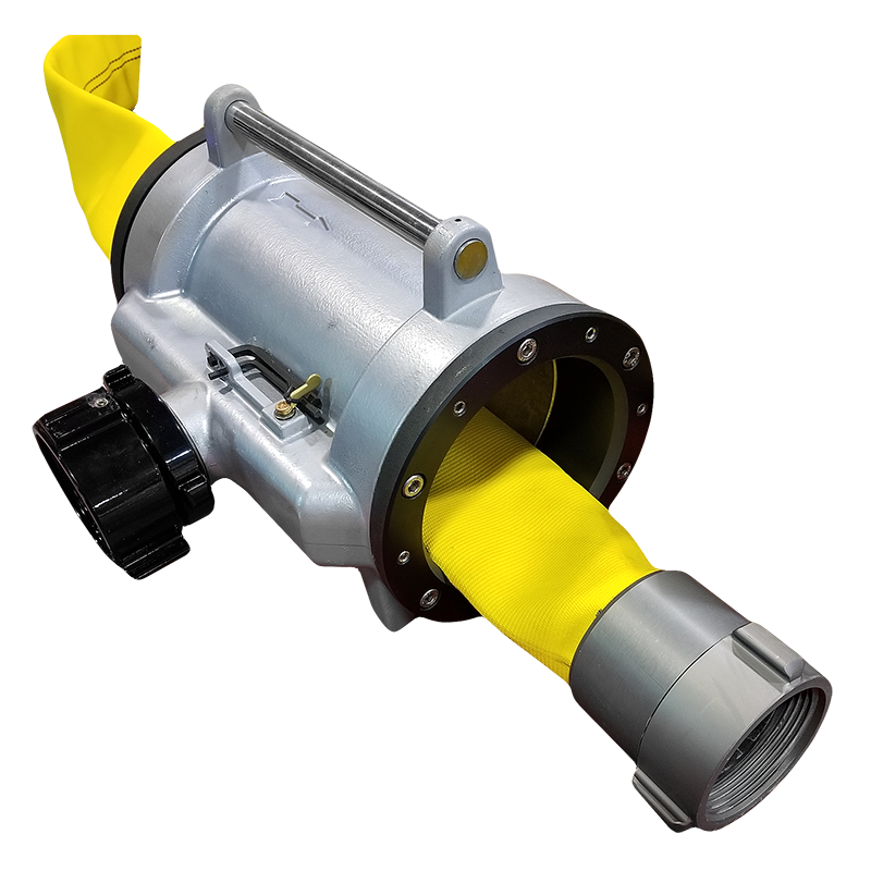 Fire shop hose cleaner