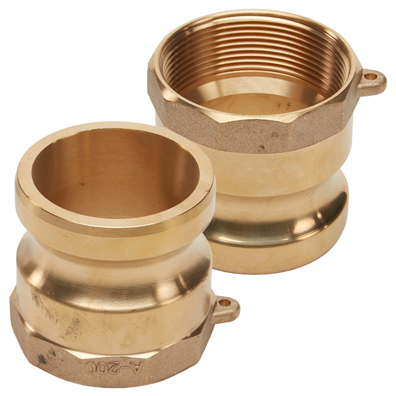 Brass Male Camlocks to Female Threads