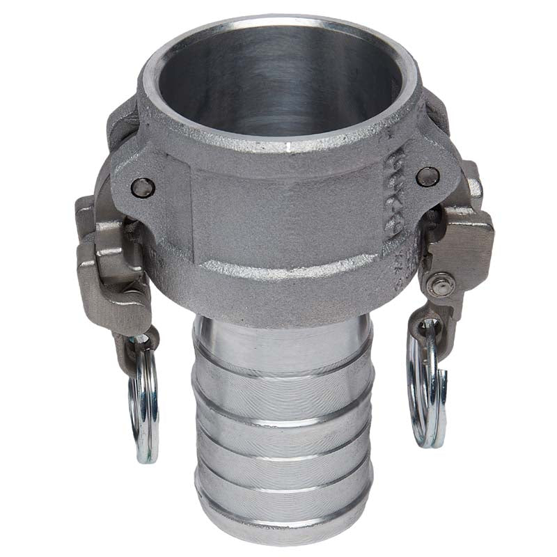 Aluminum Locking Female Camlock to Hose Shank