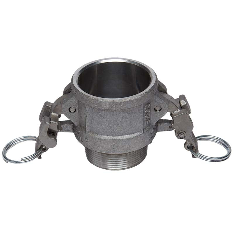 Aluminum Locking Female Camlock to Male Threads