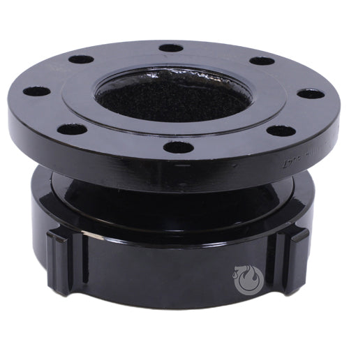 Carbon Steel 4" Flange x 2 1/2" Female NH