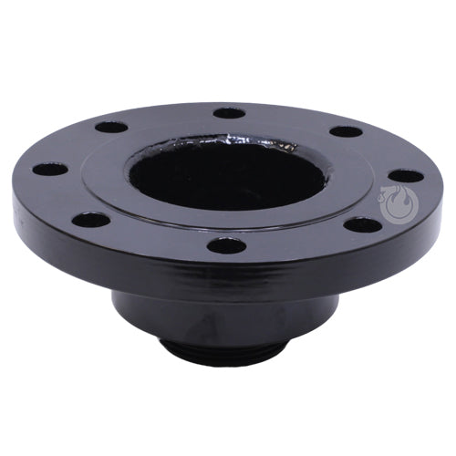 Carbon Steel 4" Flange x 2 1/2" Male NH