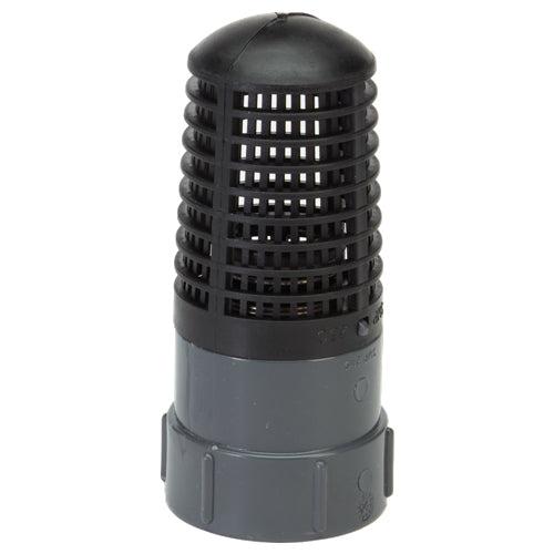 Plastic 1 1/2" NPT Barrel Strainer with Foot Valve