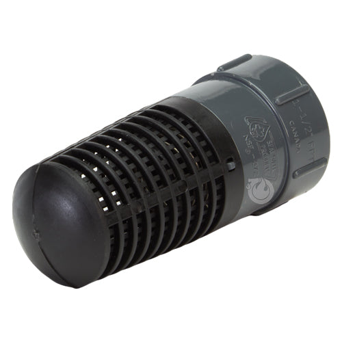 Plastic 1 1/2" NPT Barrel Strainer with Foot Valve