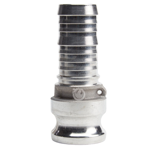 Aluminum 1 1/4" Male Camlock to Hose Shank (USA)