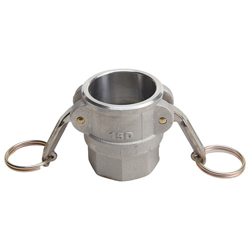 Aluminum 1 1/2" Female Camlock x 1 1/2" Female NPT (USA)