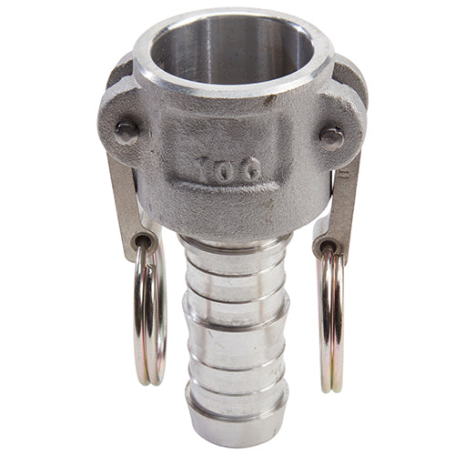 Aluminum 1" Female Camlock to Hose Shank