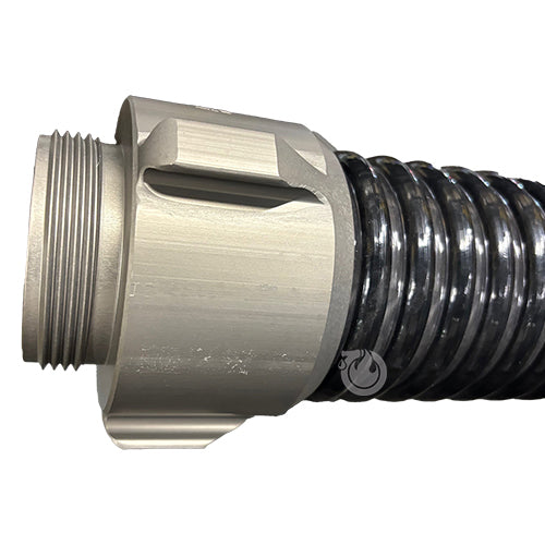 Black / Clear 2 1/2" x 10' Rocker Lug Suction Hose (NH)