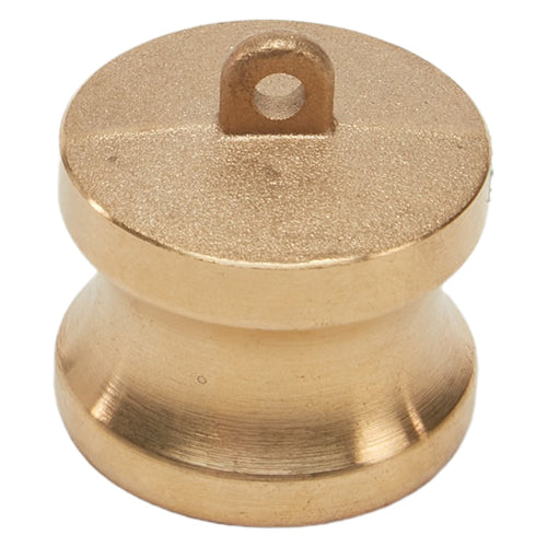 Brass 1 1/4" Male Camlock Dust Plug