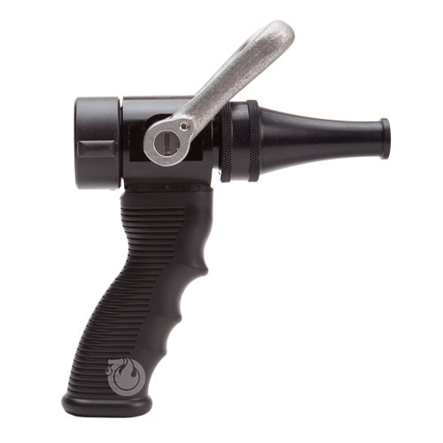 Aluminum 1" x 3/8" Orifice Pistol Grip Smooth Bore Fire Nozzle (NH)