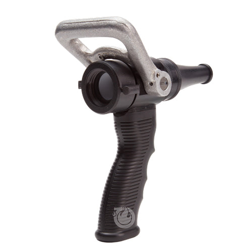 Aluminum 1" x 3/8" Orifice Pistol Grip Smooth Bore Fire Nozzle (NH)
