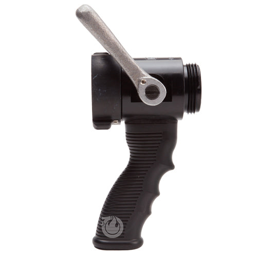 Aluminum Heavy-Duty 1 1/2" NPSH Ball Shut-Off With Pistol Grip