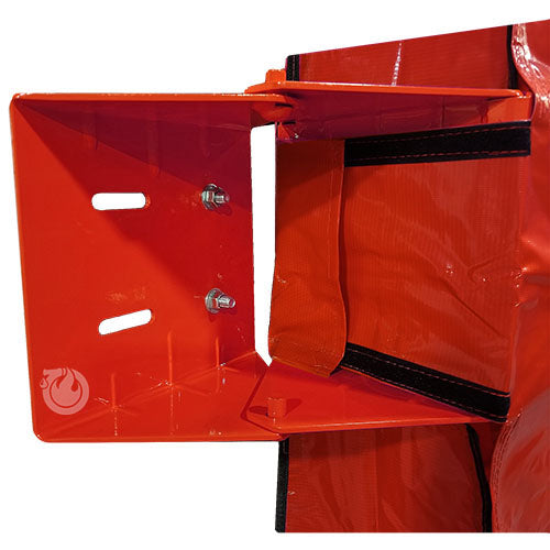 Red 1 1/2" Fire Hose Storage Reel Cover (Bilingual)