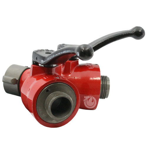 Forestry Aluminum 1" NH Inlet X (2) 1" NH Outlet Wye Valve