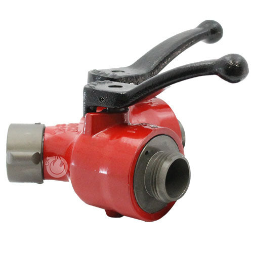 Forestry Aluminum 1" NH Inlet X (2) 1" NH Outlet Wye Valve