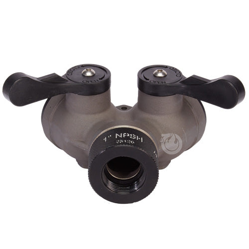 Aluminum 1" NPSH Inlet x (2) 1" NPSH Outlet
