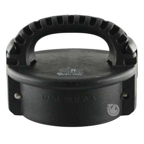 Black 4" Anti-Static Polypropylene Female Safety Bump Cap