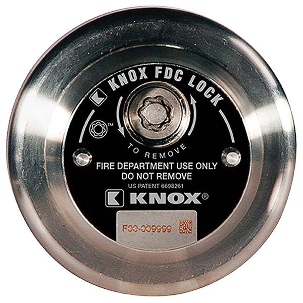 Knox FDC Lock® 2.5" NH/NST Male Locking Cap with Swivel-Guard