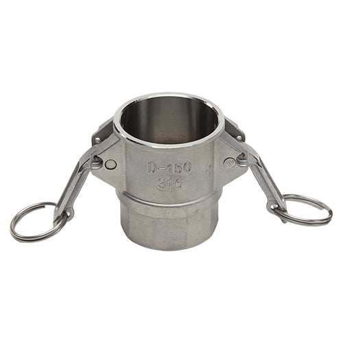 Tappo Condizionatore 150 Mm Tappo Antipolvere Camlock Tipo DC In Alluminio | Misura 1-1/2" | Codice M82-150DCAL | Per Pompe Industriali Raccordi Per Tubi Camlock - Foto 3