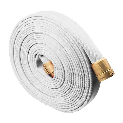 1 1/2 Fire Hose - Rack & Reel Hose With Brass Coupling, NST - Available In  Multiple Lengths