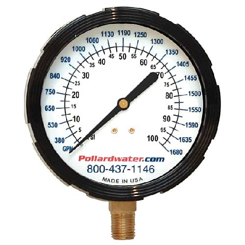 Hydrant Diffuser Gauge 100PSI/ 1680GPM