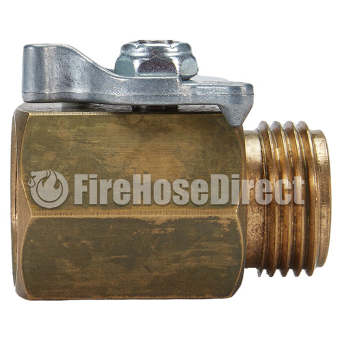 Brass 3/4" GHT Inlet x 3/4" GHT Outlet