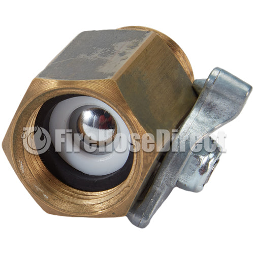 Brass 3/4" GHT Inlet x 3/4" GHT Outlet