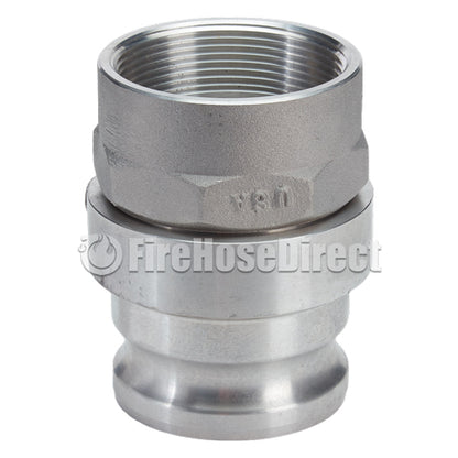 Aluminum 3" Swivel Male Camlock x 3" Female NPT (USA)