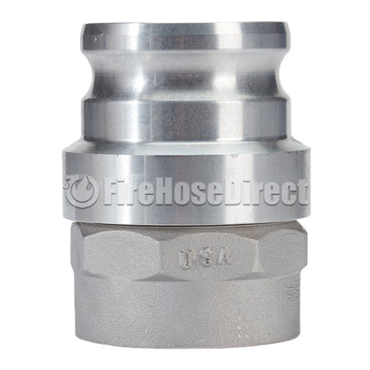 Aluminum 4" Swivel Male Camlock x 4" Female NPT (USA)