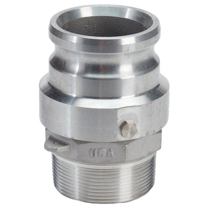 Aluminum 3" Swivel Male Camlock x 3" Male NPT (USA)