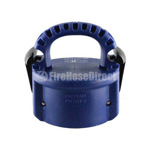 Blue 2" Polypropylene Female Safety Bump Cap