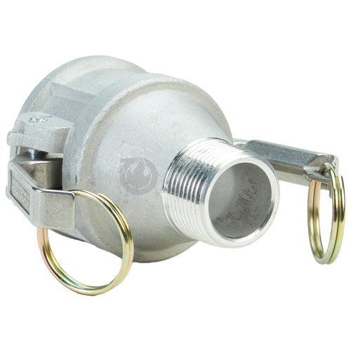 Aluminum 1 1/2" Female Camlock x 1" Male NPT