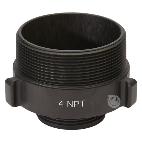 Aluminum 4" NPT to 2 1/2" NH Double Male