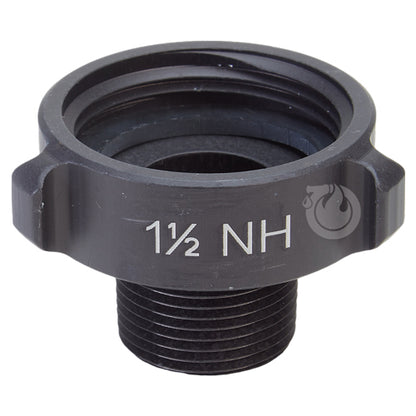 Aluminum 1 1/2" Female NH to 1" Male NPT