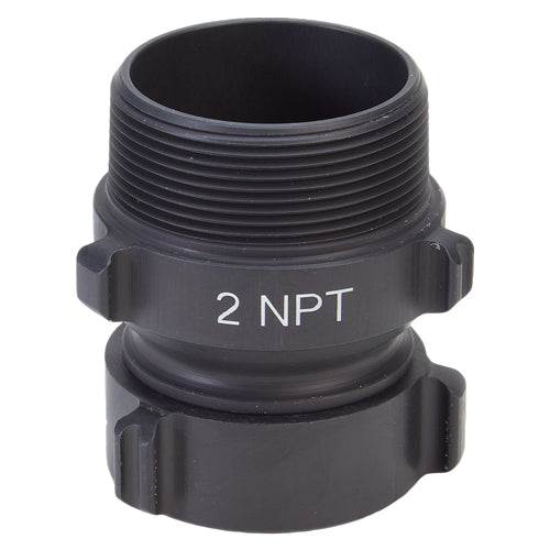 Aluminum 1 1/2" Swivel Female NH to 2" Male NPT