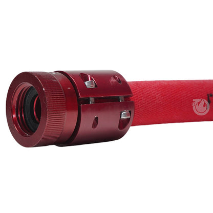 Red 1" x 100' Non-Collapsible Lightweight Hose (1" NPSH Threads - USA)