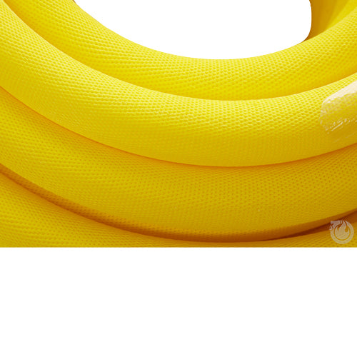 Yellow 1" x 100' Non-Collapsible Lightweight Hose (1" NH Threads)