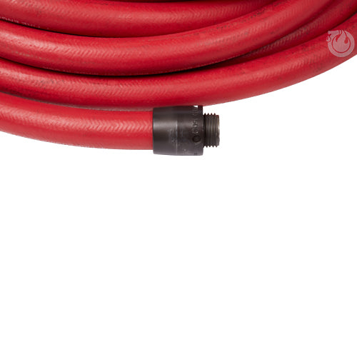 1" x 50' Non-Collapsible High Pressure Rubber Hose (1" NH Threads)