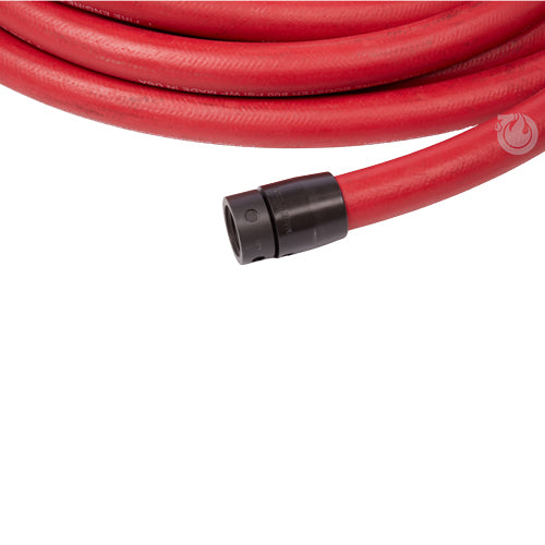 1" x 100' Non-Collapsible High Pressure Rubber Hose (1" NH Threads)