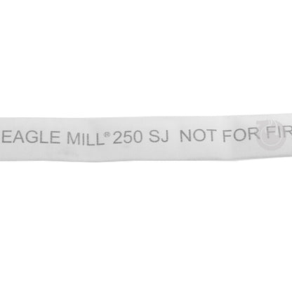 White 1 1/2" x 100' Camlock Single Jacket Mill Hose