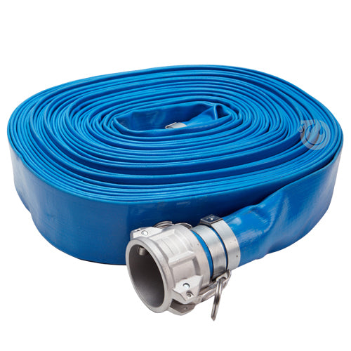 Blue 2" x 50' Camlock Lightweight Hose