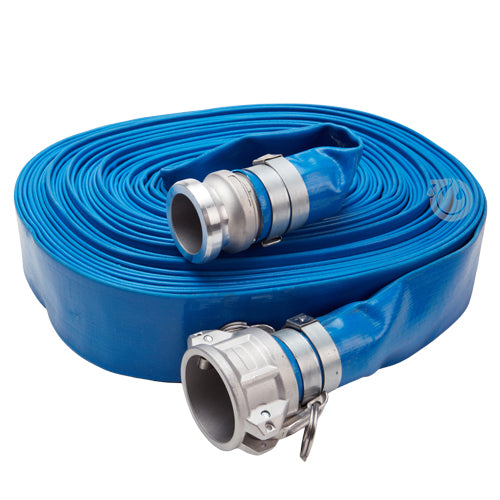 Blue 2" x 50' Camlock Lightweight Hose