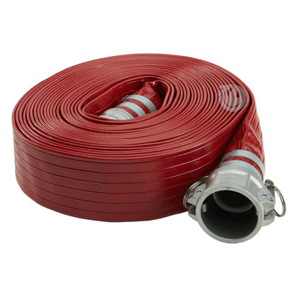 Red 3" x 50' Camlock Medium Duty Hose