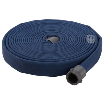 Blue 1 1/2" x 50' Double Jacket Fire Hose (Alum NH Couplings)