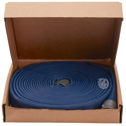 Blue 1 3/4" x 50' Double Jacket Fire Hose (Alum 1 1/2" NH Couplings)