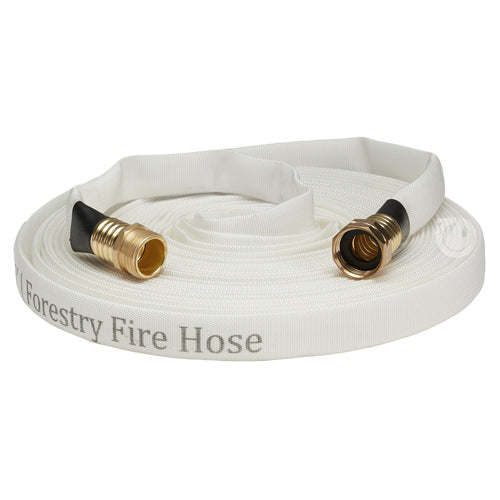 White 5/8" x 50' Forestry Hose