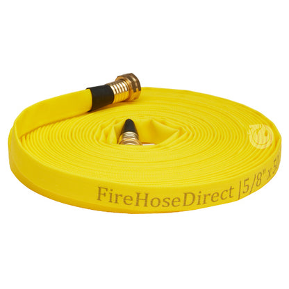 Yellow 5/8" x 50' Forestry Hose