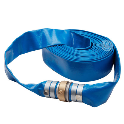 Blue 1 1/2" x 50' Lightweight Discharge Hose