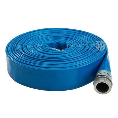 Blue 2" x 100' Lightweight Discharge Hose