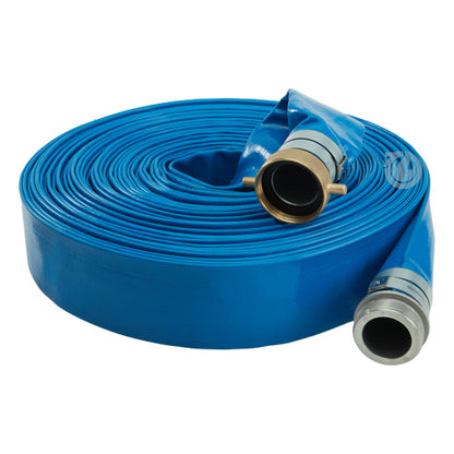 Blue 2" x 100' Lightweight Discharge Hose